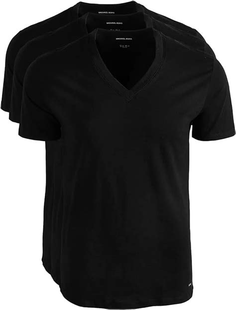 michael kors performance cotton v neck t shirt 3 pack|Michael Kors Men's Performance Cotton V.